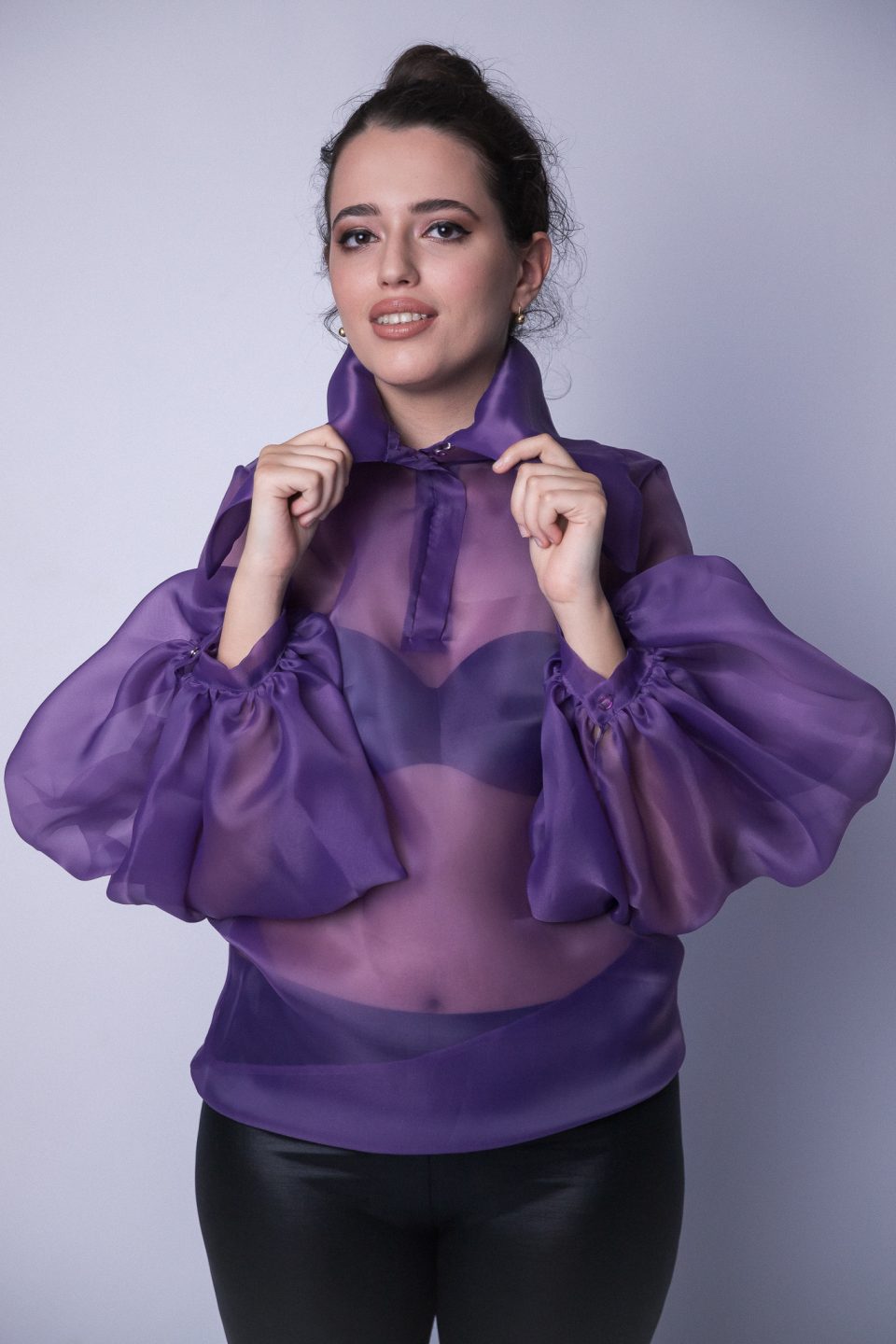 Lilac Organza Shirt