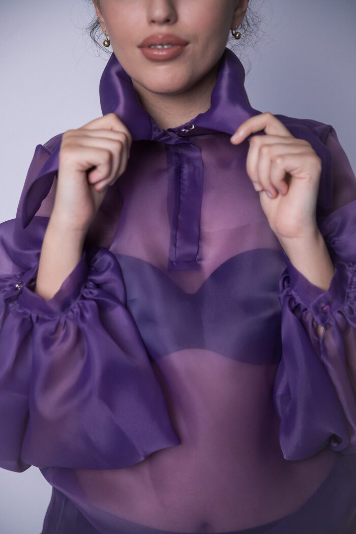 Lilac Organza Shirt