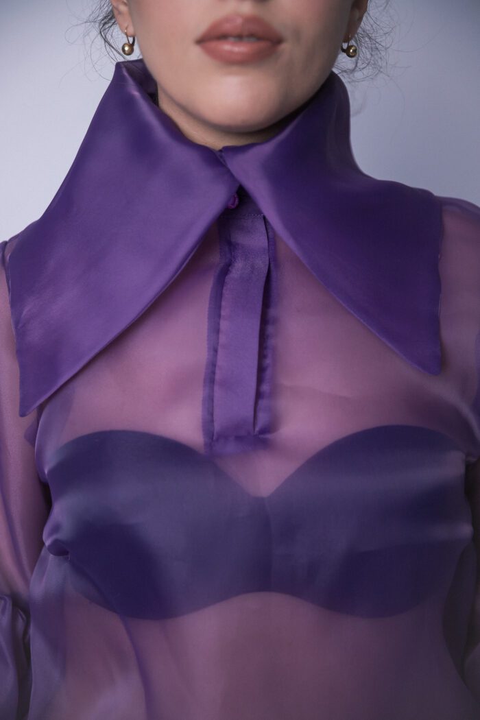 Lilac Organza Shirt