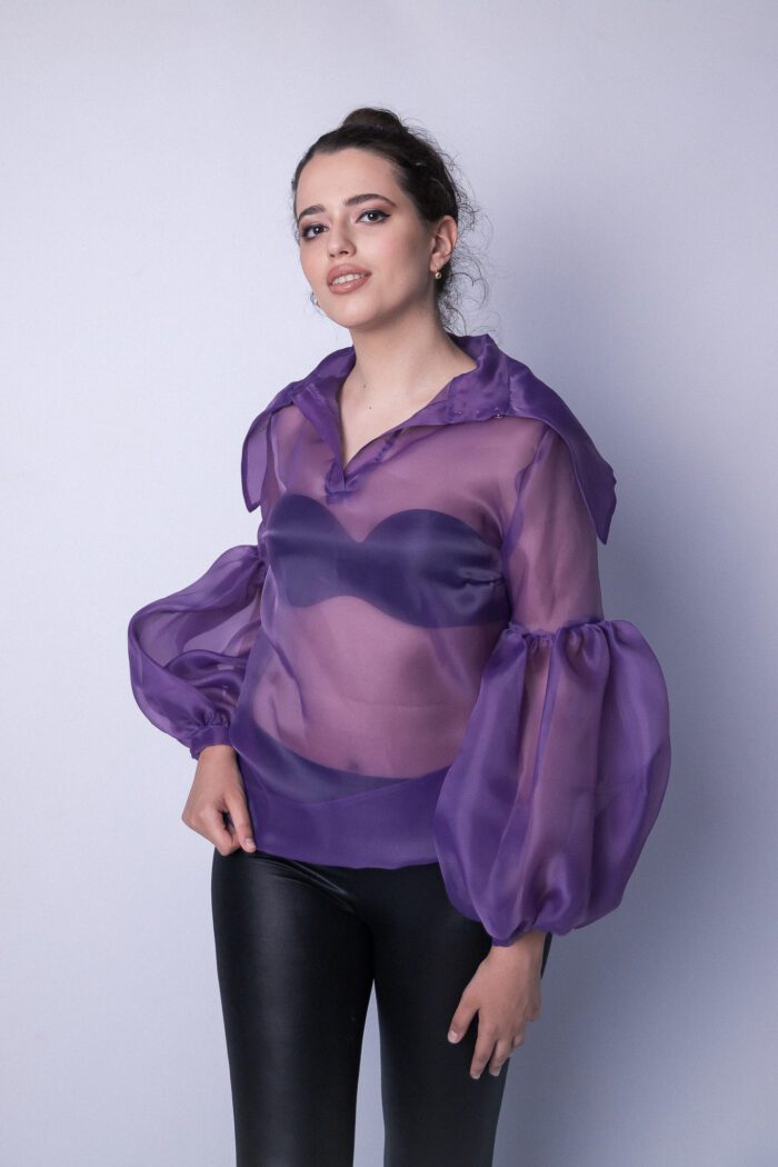 Lilac Organza Shirt