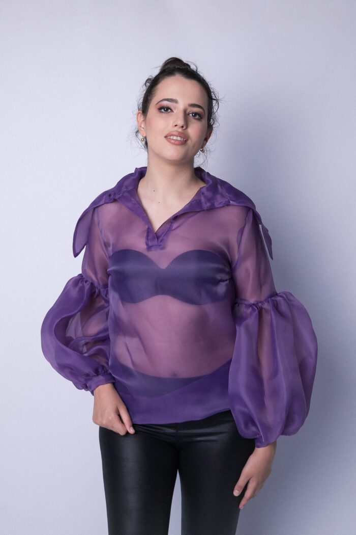 Lilac Organza Shirt