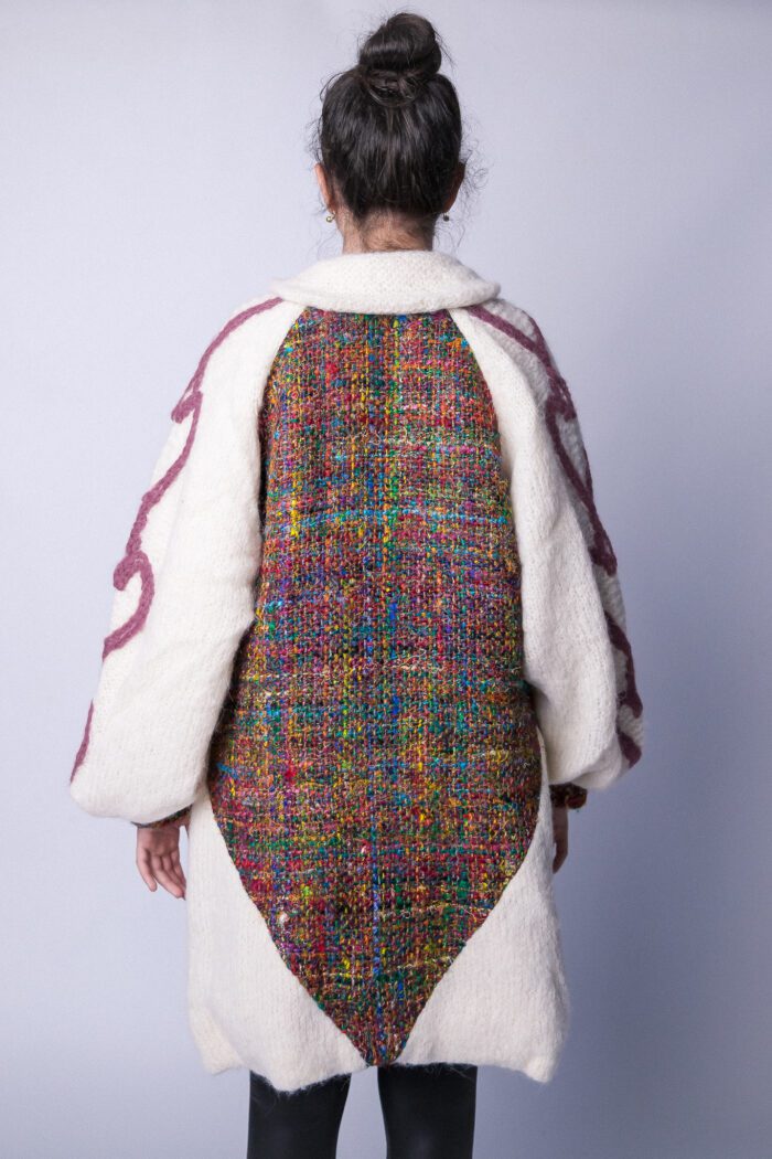 Knitted Heart Coat