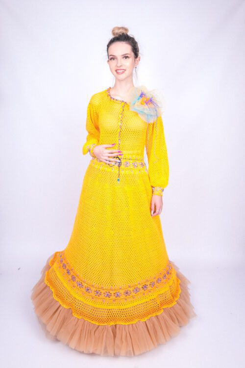 Boho Chic Imperial Yellow Dress