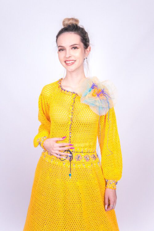 Boho Chic Imperial Yellow Dress