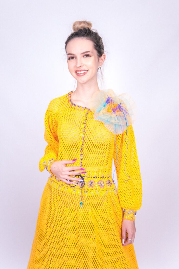 Boho Chic Imperial Yellow Dress