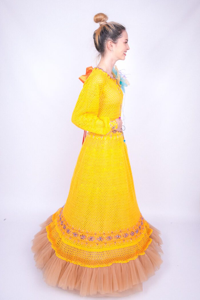 Boho Chic Imperial Yellow Dress